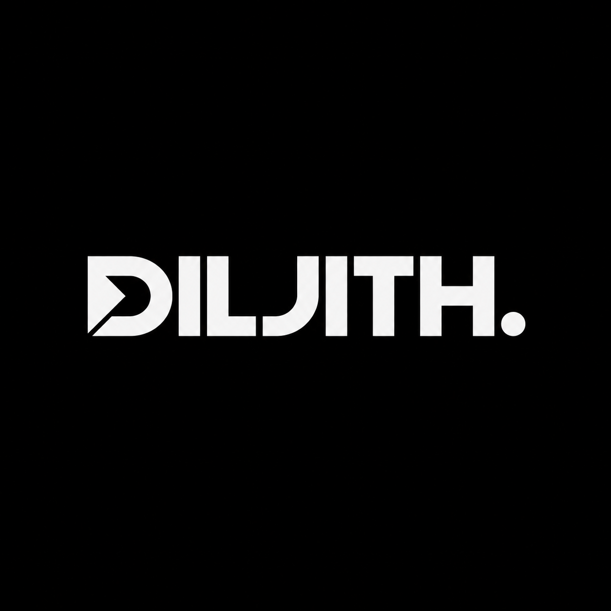 DILJITH. Minimalist Monogram Logo
